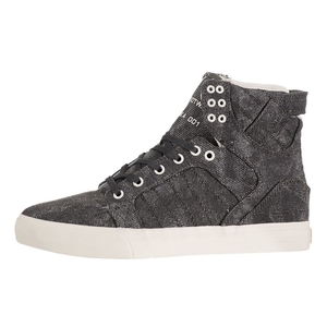 Baskets Montantes Supra SkyTop Grise Black Homme | WNJ-39209257